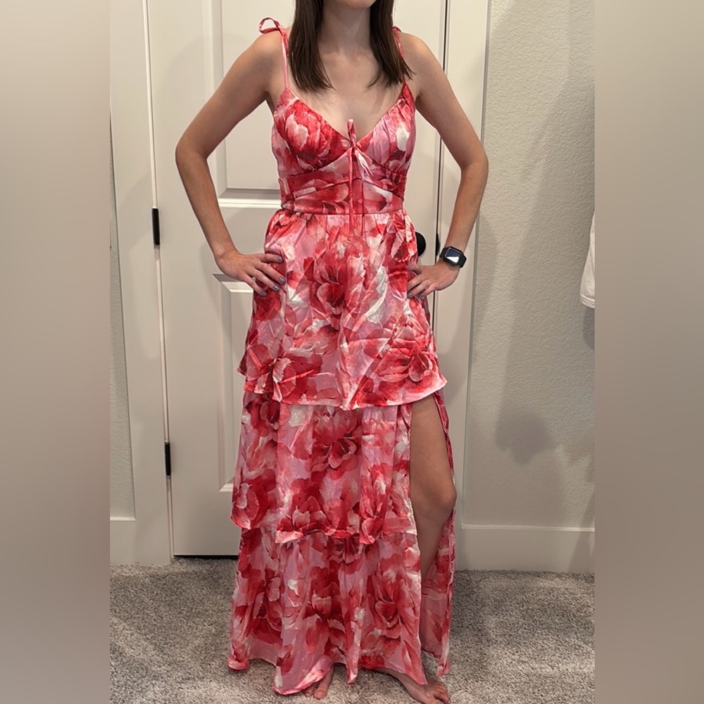 Mi Ami Floral Maxi Dress NEW with tag